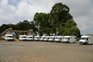 Nambia - 2011 - Hire vehicles ready for us - click to enlarge Nambia - 2011 - Hire vehicles ready for us