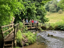 Beresford Dale Bridge - Idilic view of upper Dovedale 